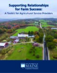 Cover art of Supporting Relationships for Farm Success Toolkit