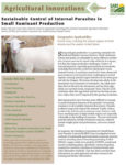 Cover of Internal Parasite Control of Small Ruminants Fact Sheet