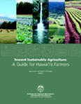 Cover for A guide for Hawaii Farmers showing panels of different landscapes